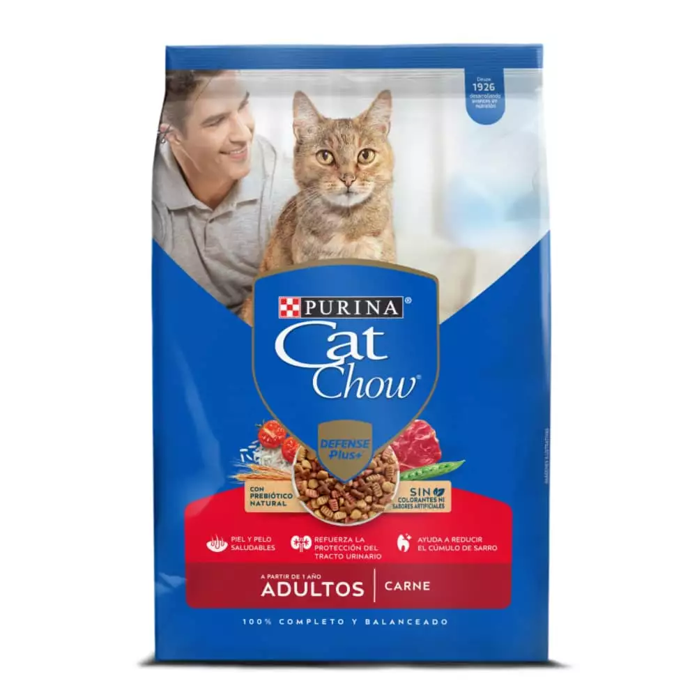 Concentrado Gato Cat Chow 12291574 1.5 Kg Carne Adulto