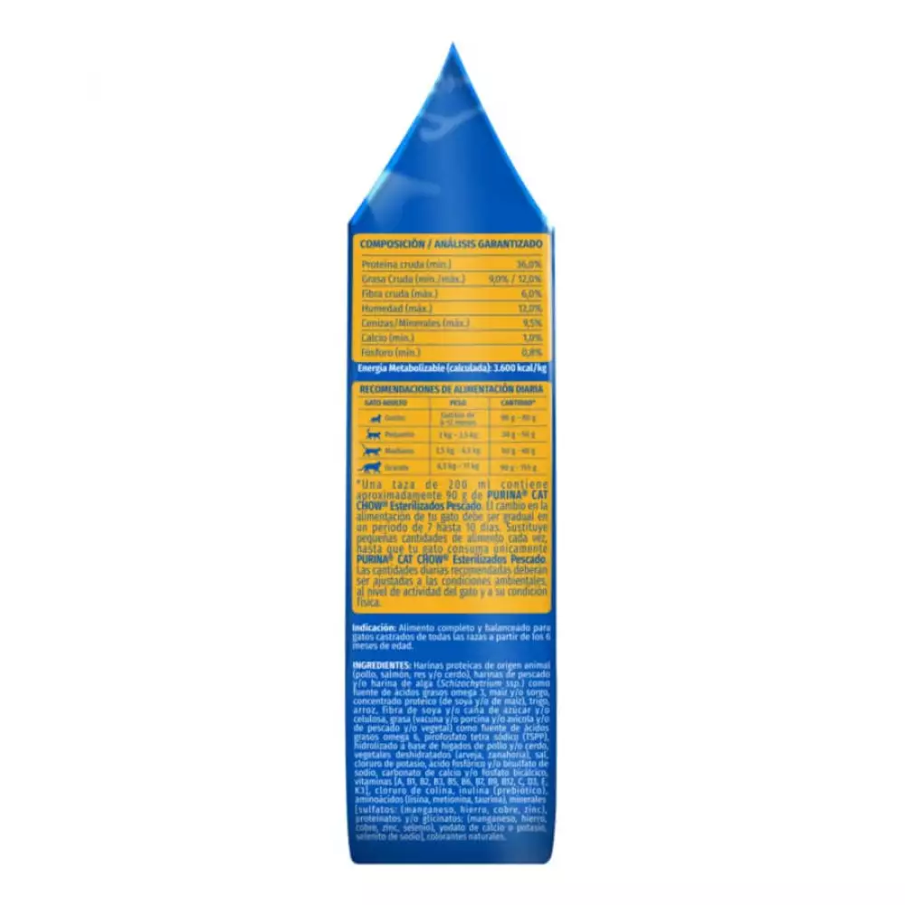 Concentrado Gato Cat Chow 8 Kg Pescado 12595075