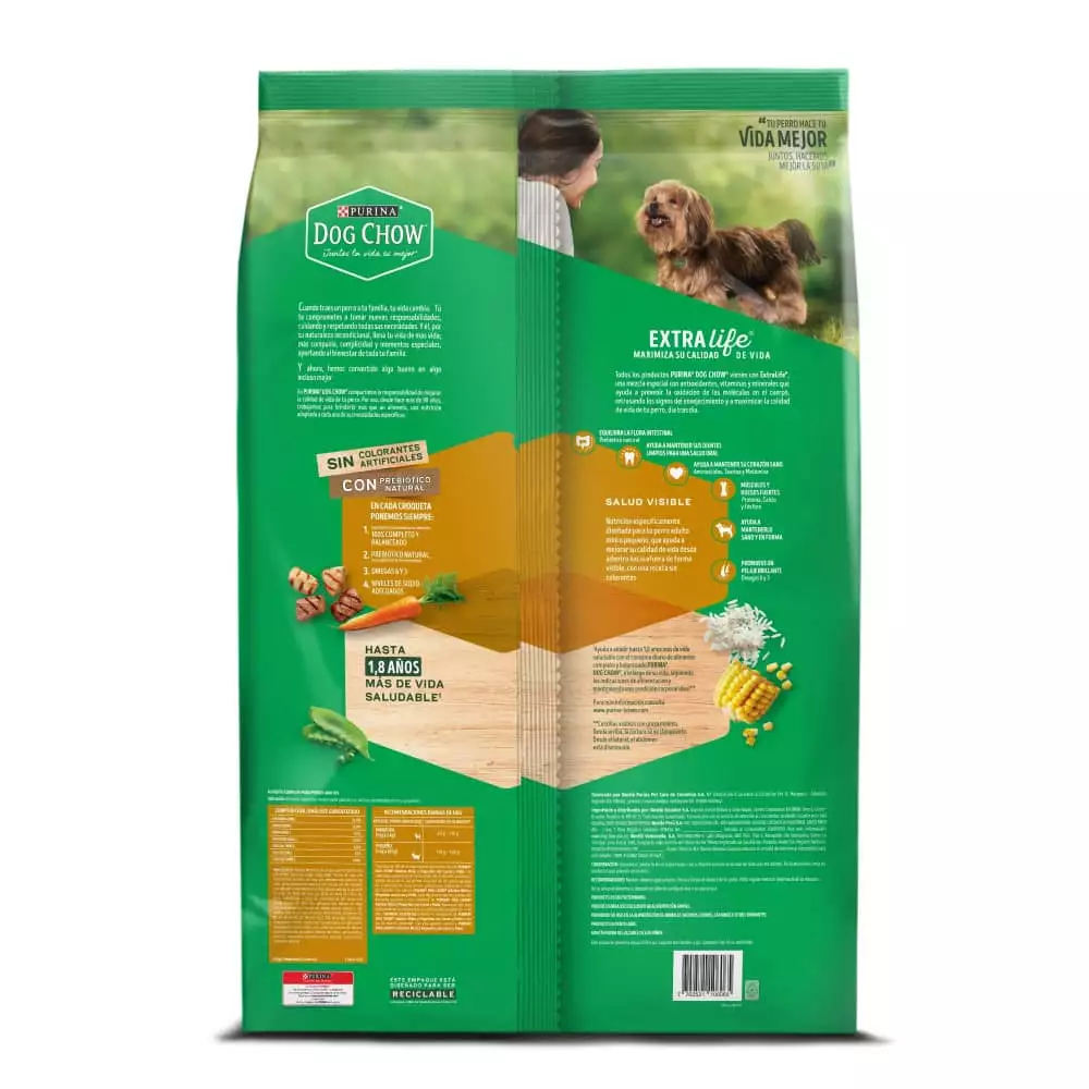 Concentrado Perro Dog Chow 9610 8 Kg Carne Pequeño.