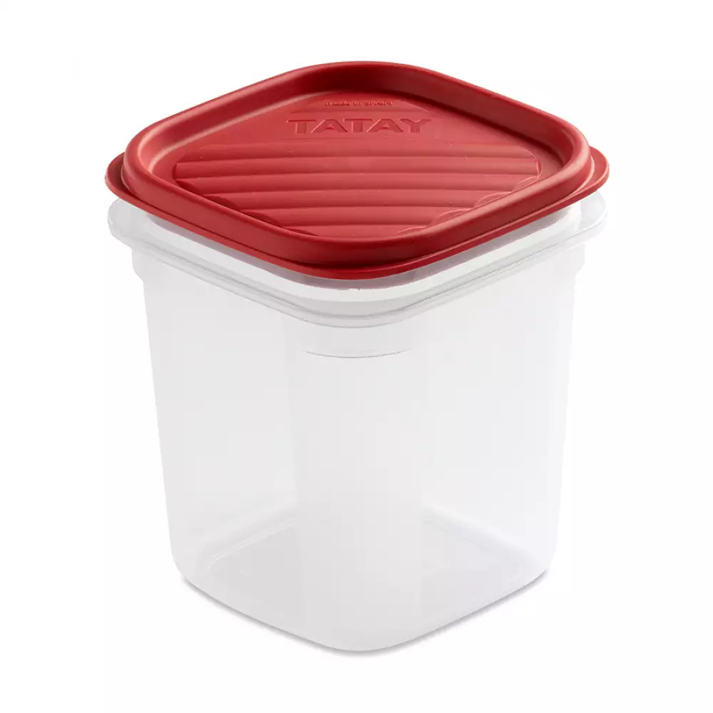 Contenedor Tatay Cuadrado Rojo .7 Lt Polipropileno 1160304