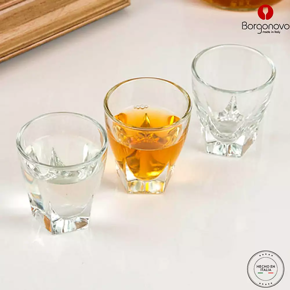 Copa Trago Corto Borgonovo Camelot 60 Ml 4 Pz Vidrio 11088245