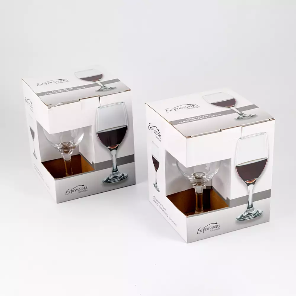 Copa Vino Tinto Expressions 430 Ml 8 Ud Vidrio Gl3011