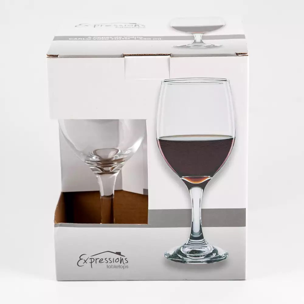Copa Vino Tinto Expressions 430 Ml 8 Ud Vidrio Gl3011
