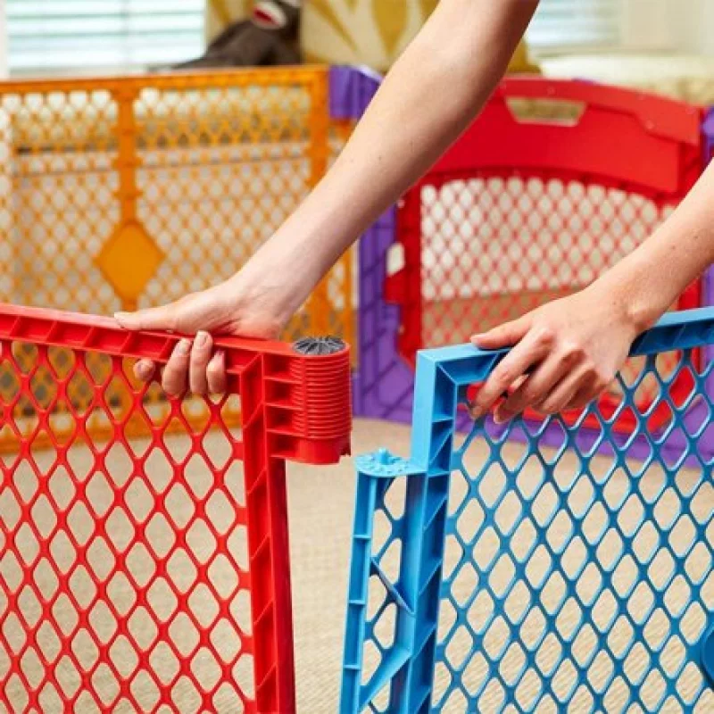 Corral North States 8766 Infantil 6 Paneles Multicolor 66X88Cm Ple