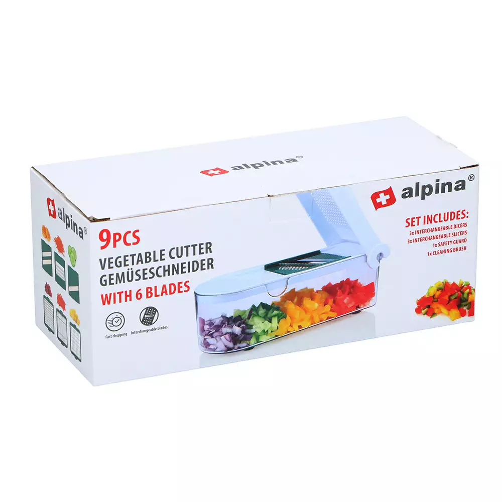 Cortador Alpina 9 Pz 275X108Mm Blanco Plastico 871125255737