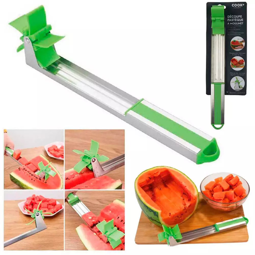 Cortador Cook Concept Para Sandia En Plastico Y Acero Inoxidable K