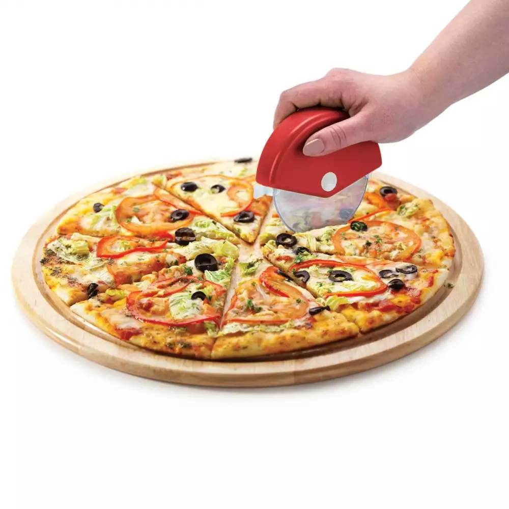 Cortador Joie Pizza 12X12Cm Rojo Acero Inoxidable 40660