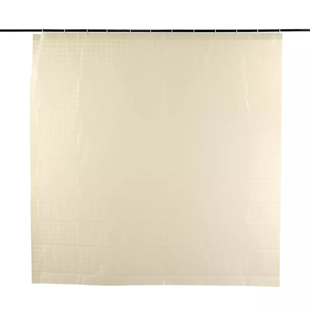 Cortina Bano Expressions 180X180Cm Transparente Polietileno Ge11