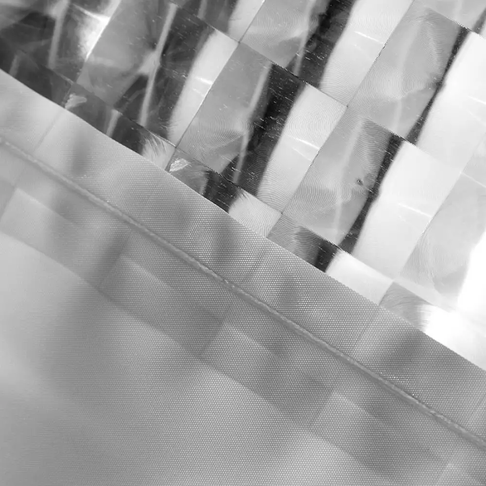 Cortina Bano Expressions 180X200Cm Gris Polietileno Ge11B00003