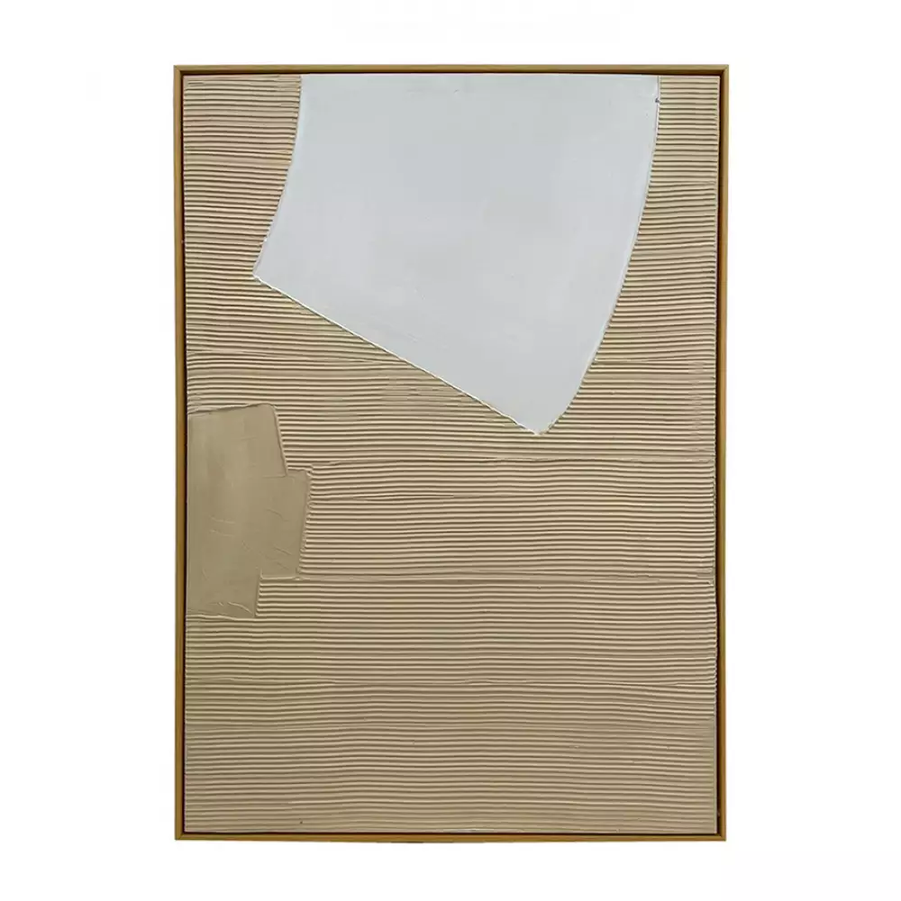 Cuadro Abstracto Concepts Sweet Mocca 3X100Cm Poliester 449-3381 1