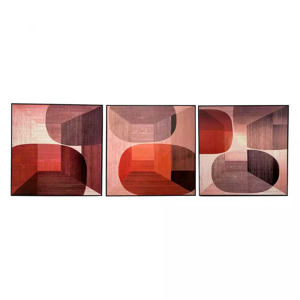 Cuadro concepts essential 32x104cm rojo poliester