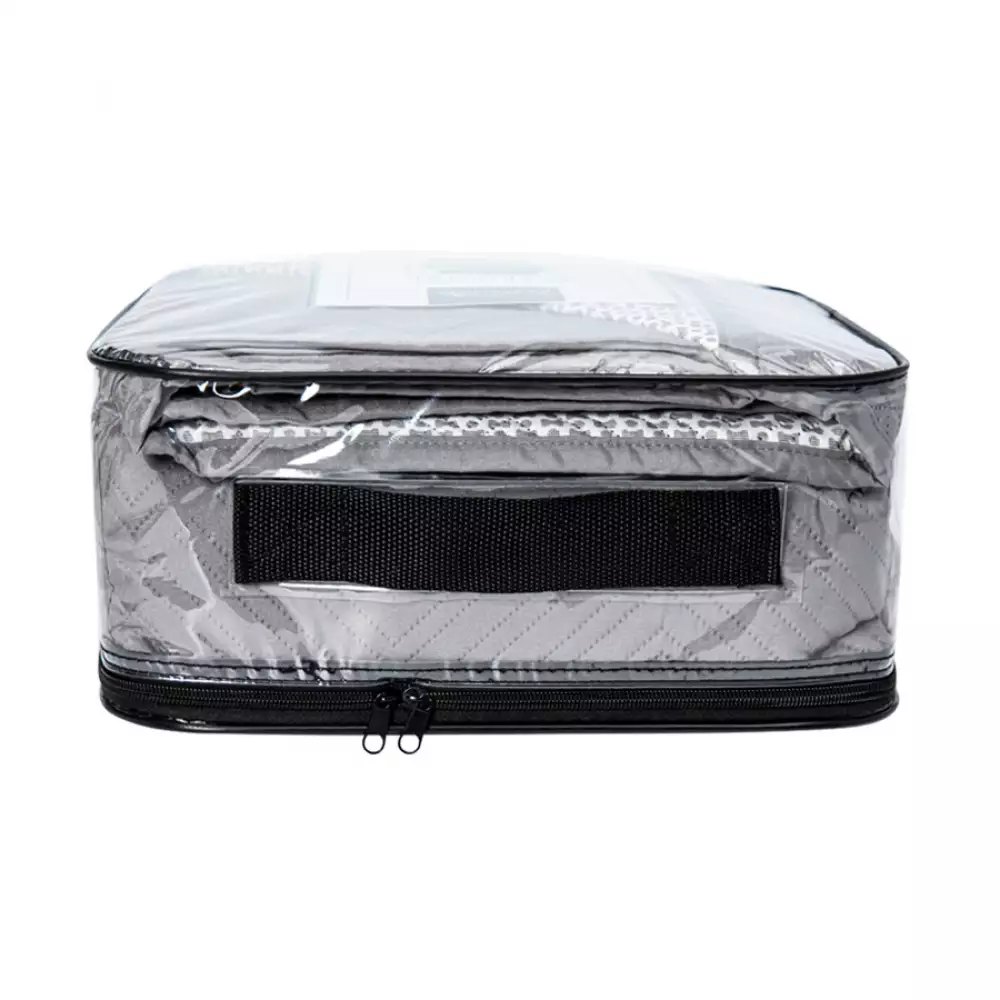 Cubre Cama Expressions Basic Doble Gris 100% Poliester Qsfmugrbs1