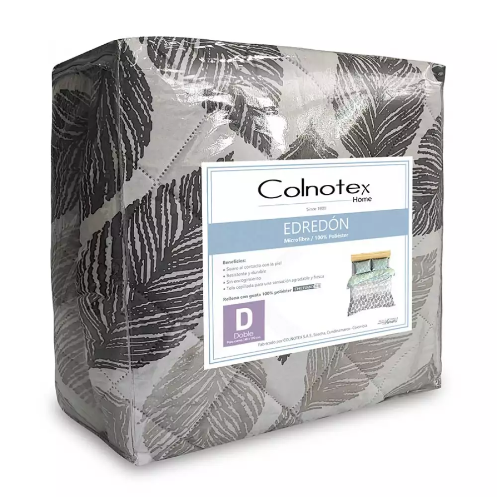 Cubrecama colnotex doble sheet 100% poliester