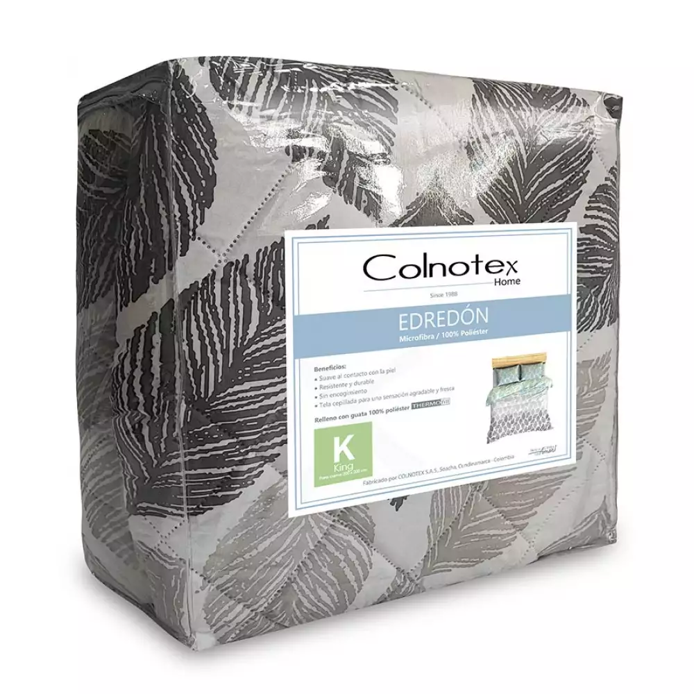 Cubrecama colnotex king 74395 sheet 100 por ciento e poliester