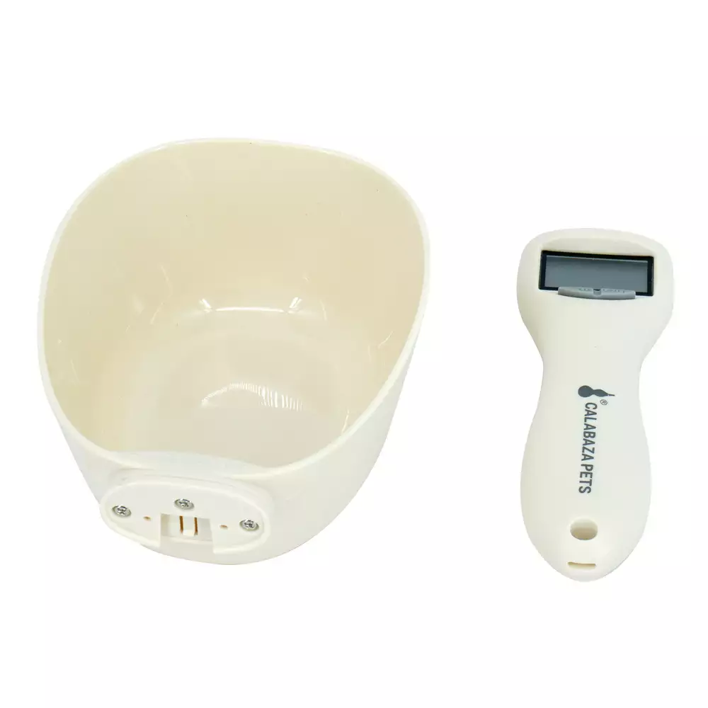 Cuchara Medidora Calabaza Pets Digital 23X9X3Cm Blanco Abs Pc3