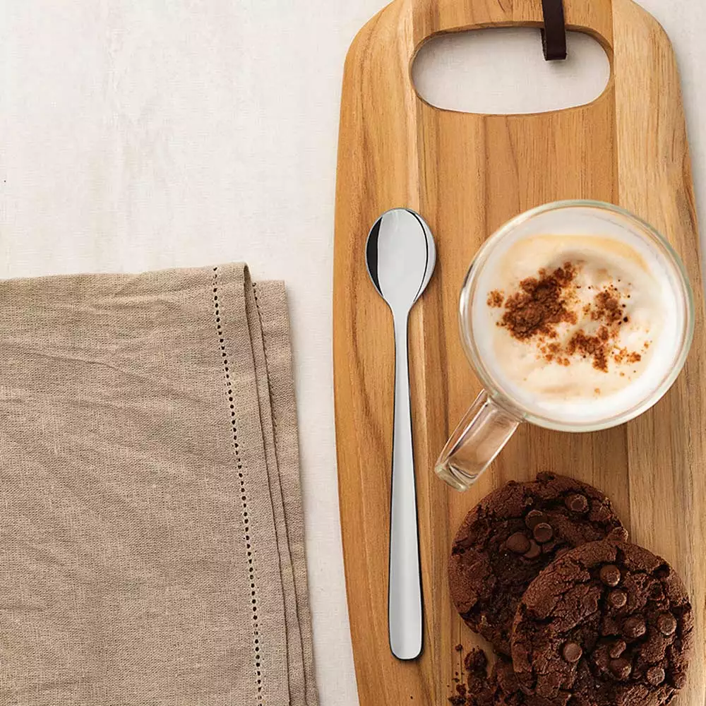 Cucharitas Tramontina Essentials Latte 18Cm Plateado 6 Ud Acero