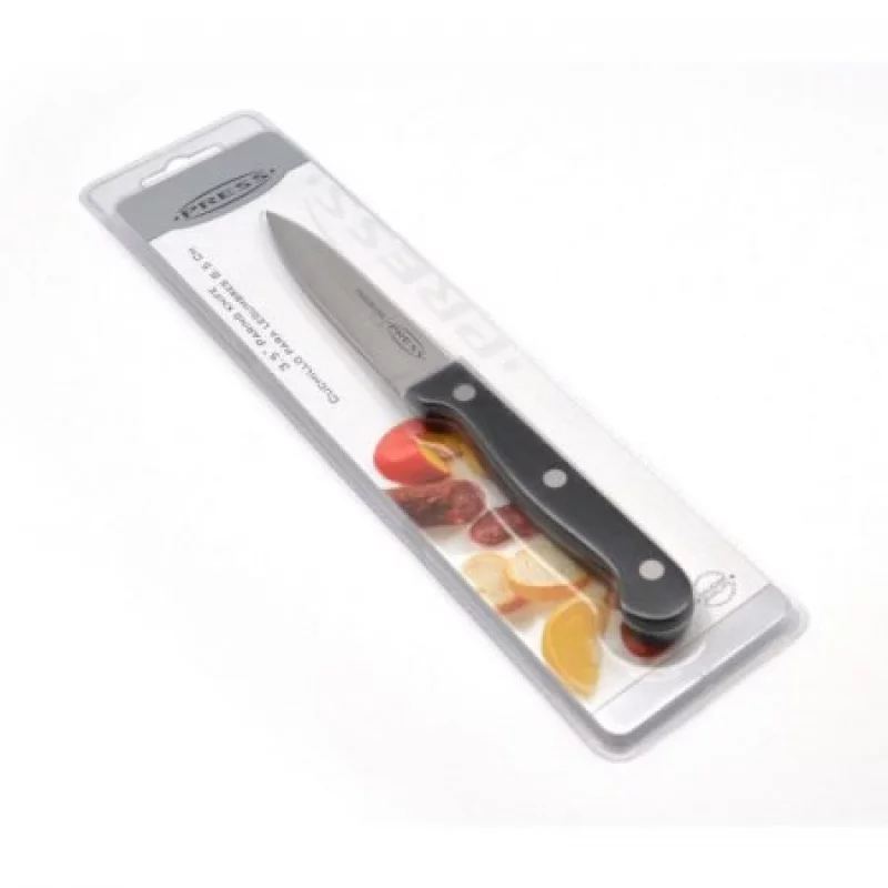 Cuchillo Press Verduras 8Cm Negro Acero Inoxidable 76931