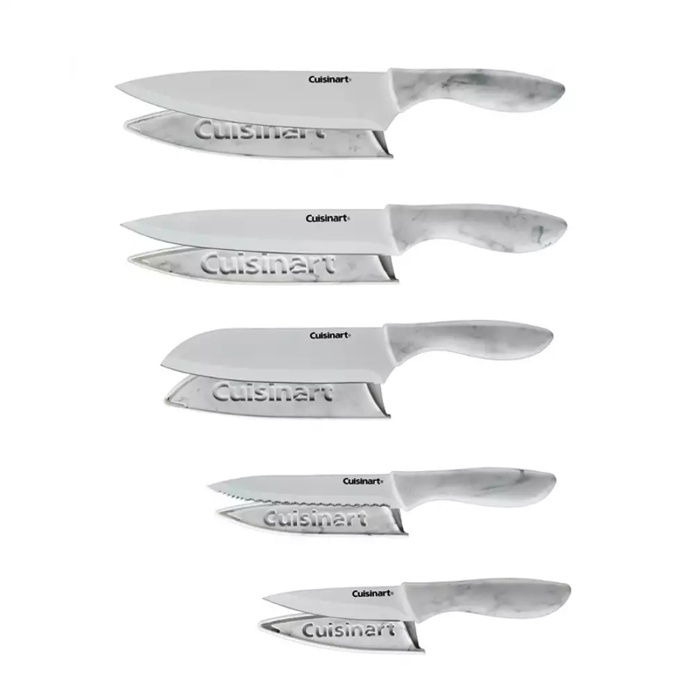 Cuchillos Cuisinart Set X12 Recubrimiento Ceramica Colores