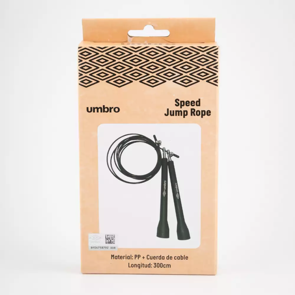 Cuerda Salto Umbro 300Cm Negro Polipropileno 115650061