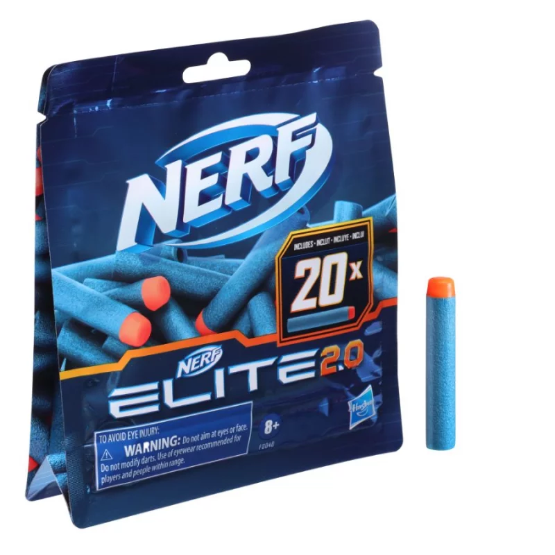 Dardos X20 Nerf Elite 2.0 Pack F0040