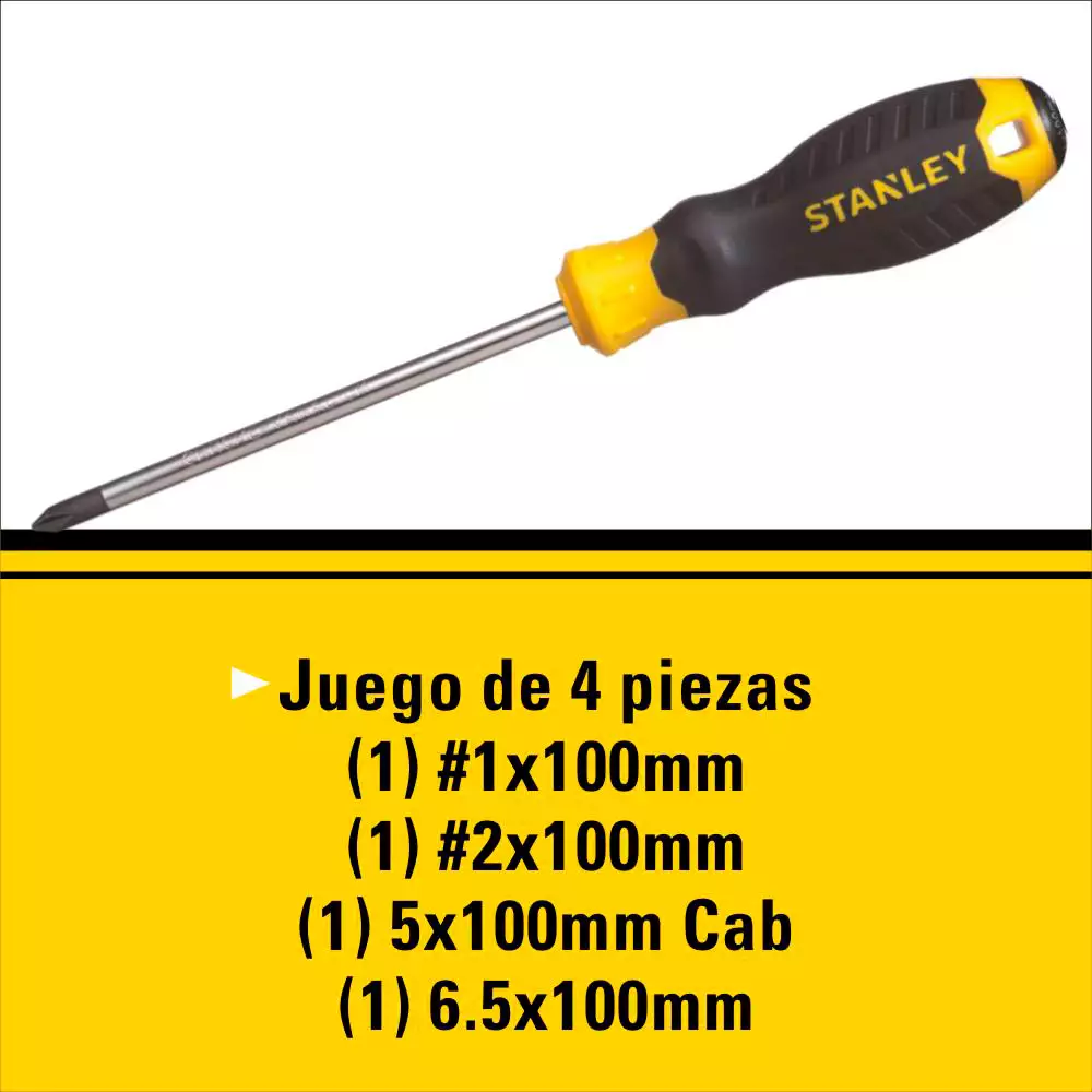 Destornillador Black And Decker 4 Ud Stmt60040-La