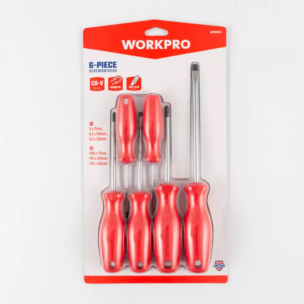 Destornillador Workpro Juego 6 Ud Wp200501