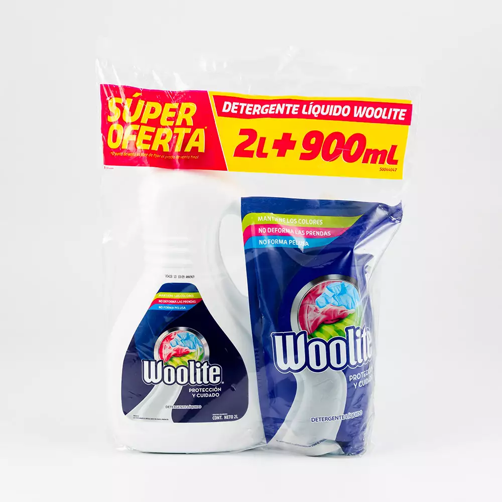Detergente Liquido Woolite 2L+900Ml 3307893