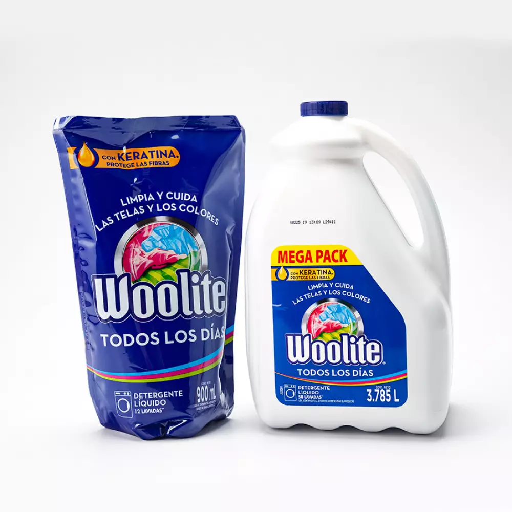 Detergente liquido woolite todos los dias galon + 900ml 3168846