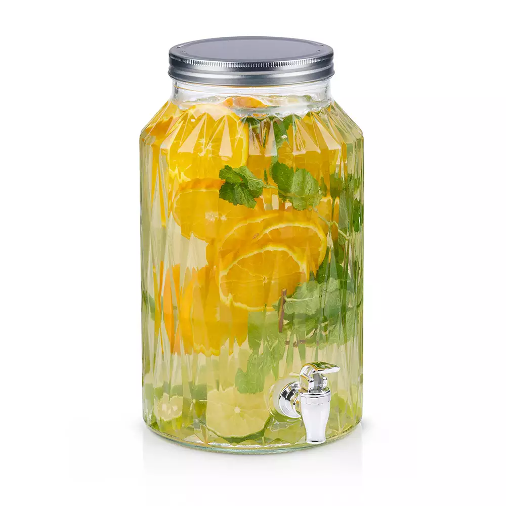 Dispensador Alpina Transparente 5500 Ml Vidrio 871125250246