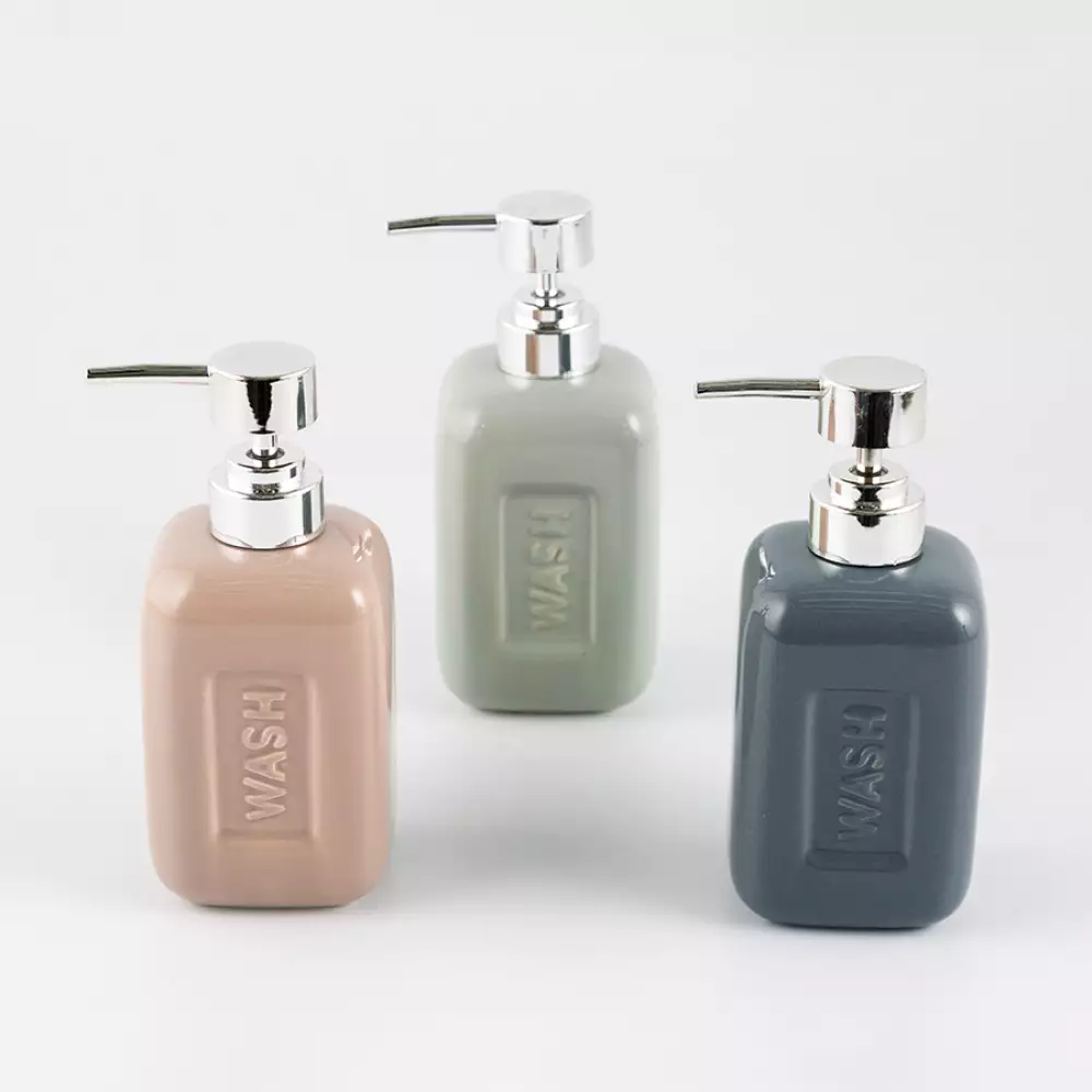 Dispensador Jabon Sin Marca 6X16X7Cm Surtido Ceramica