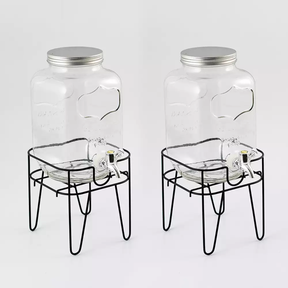 Dispensador Liquidos Expressions 2 UD Transparente 4 Lt Vidrio 235557