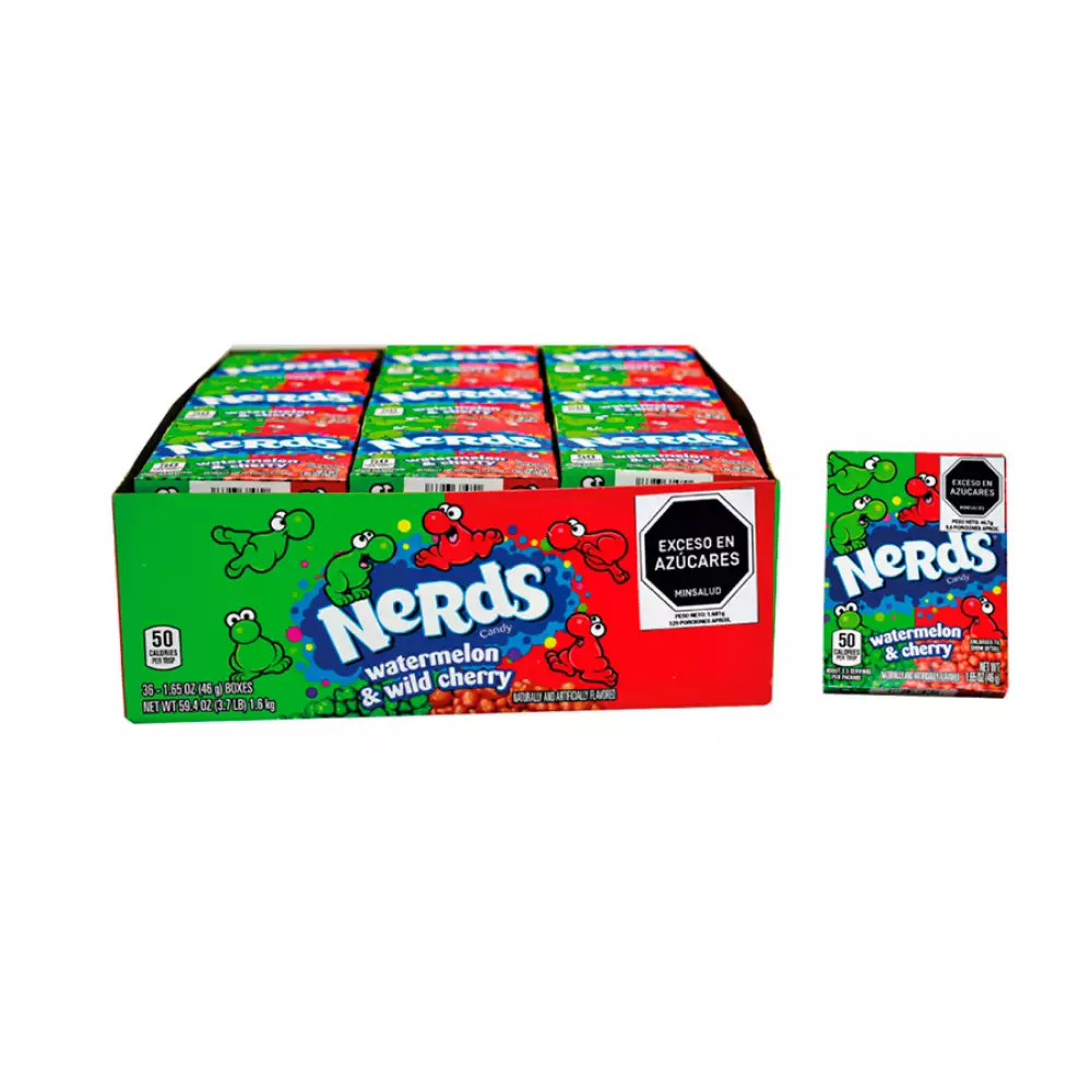 Dulce Nerds 46 Gr Cereza 19202