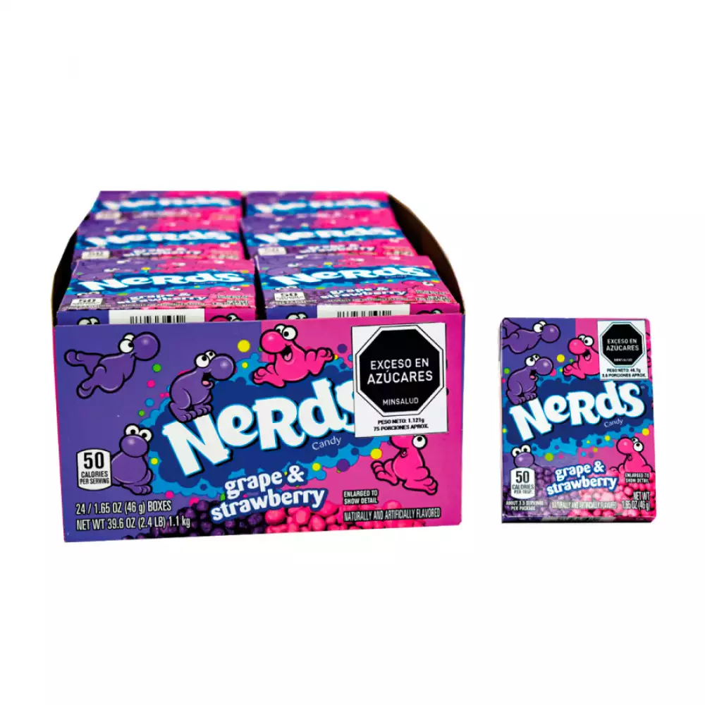 Dulce Nerds 46 Gr Fresa 19201 - Home Sentry