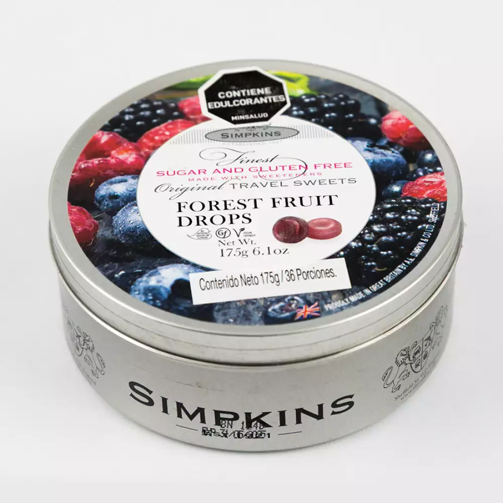 Dulces Simpkins 200 Gr Frutas Silvestres 8744