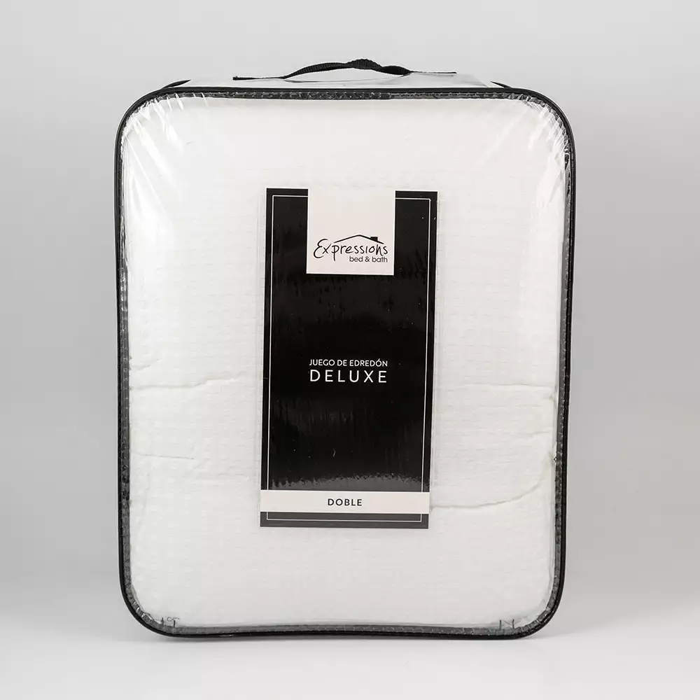 Edredon Expressions Doble 190X140Cm Blanco Poliester