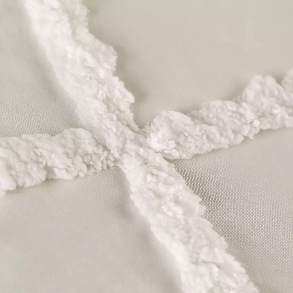 Edredon Expressions Selina Diamond Queen Blanco 100% Poliester Cs