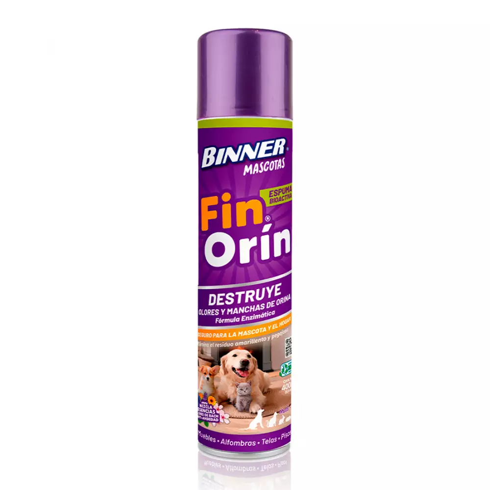 Eliminador olores y manchas fin orín binner  aerosol 400 ml 207974