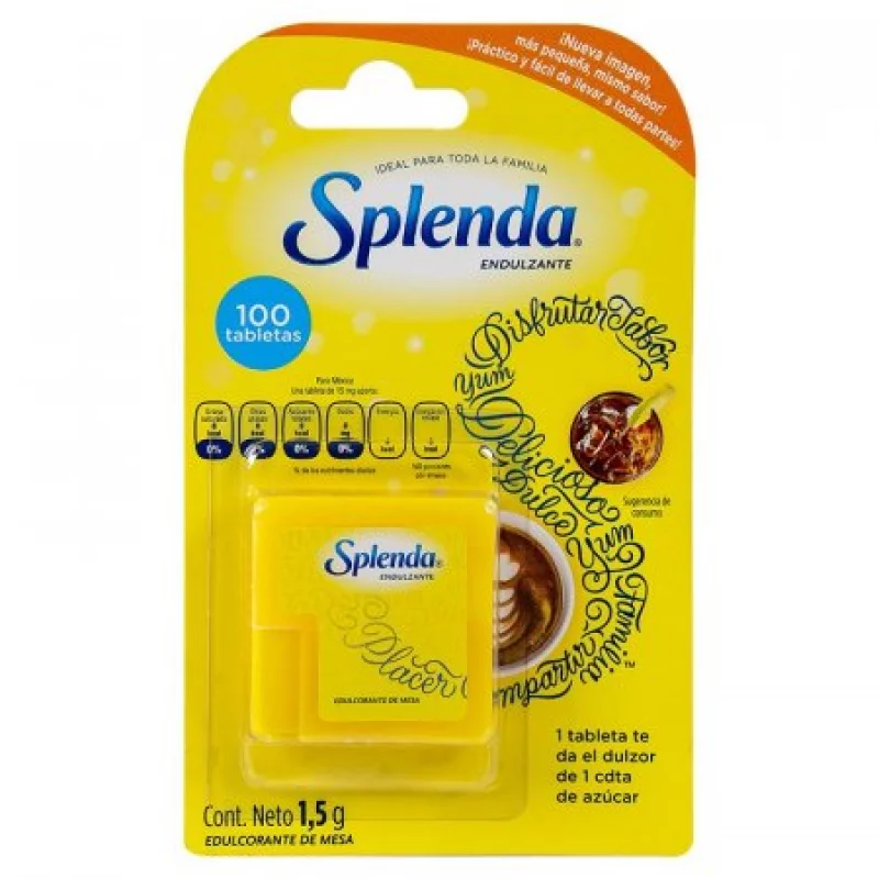 Endulzante Splenda Tabletas 1.5 Gr 15703