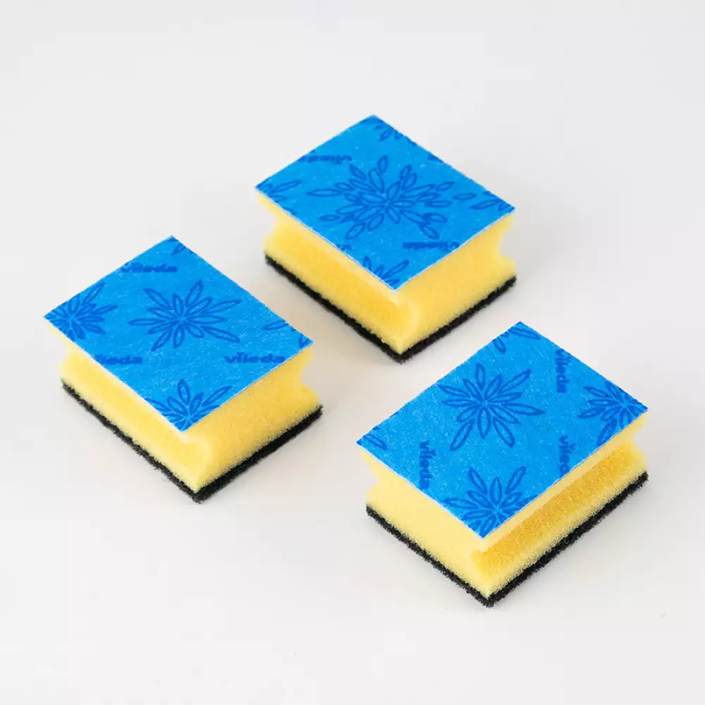 Esponja Vileda Amarillo 3 Ud Plastico 1444