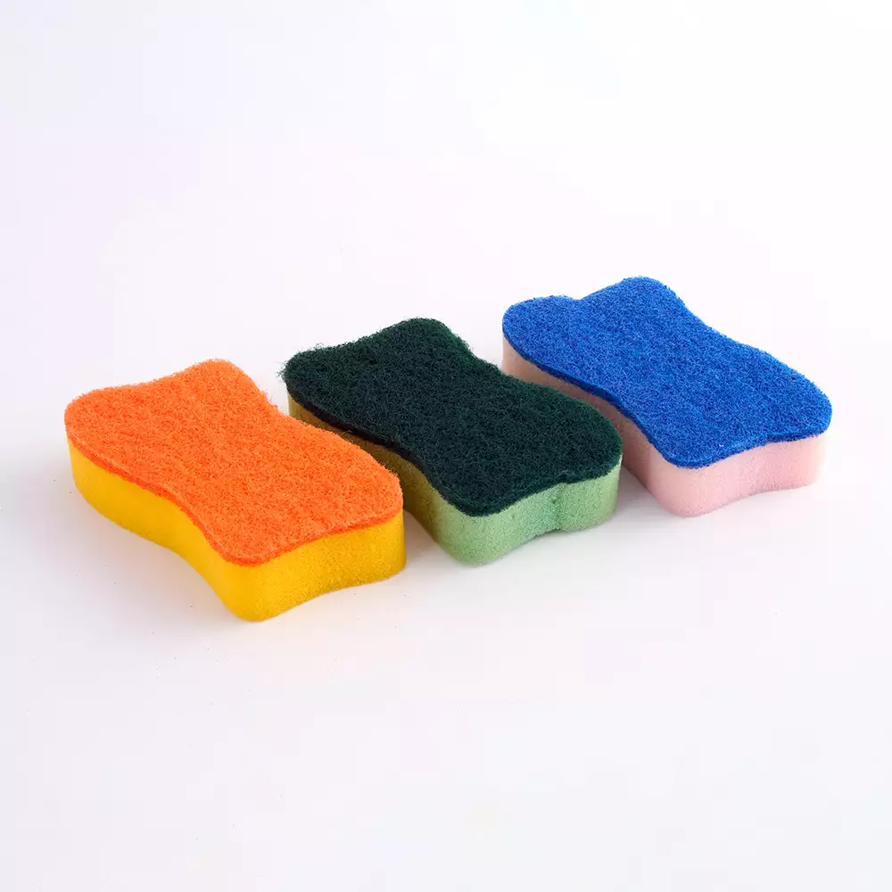 Esponjas Visionario Doble Uso Multicolor 3 Ud Poliester Laedmu