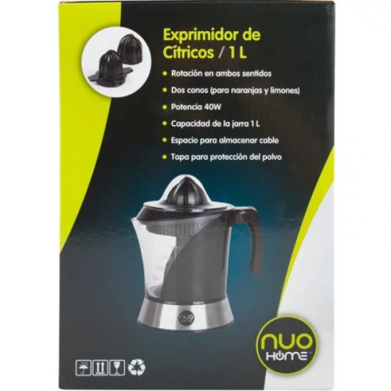 Exprimidor Nuo Home Negro Bh3322