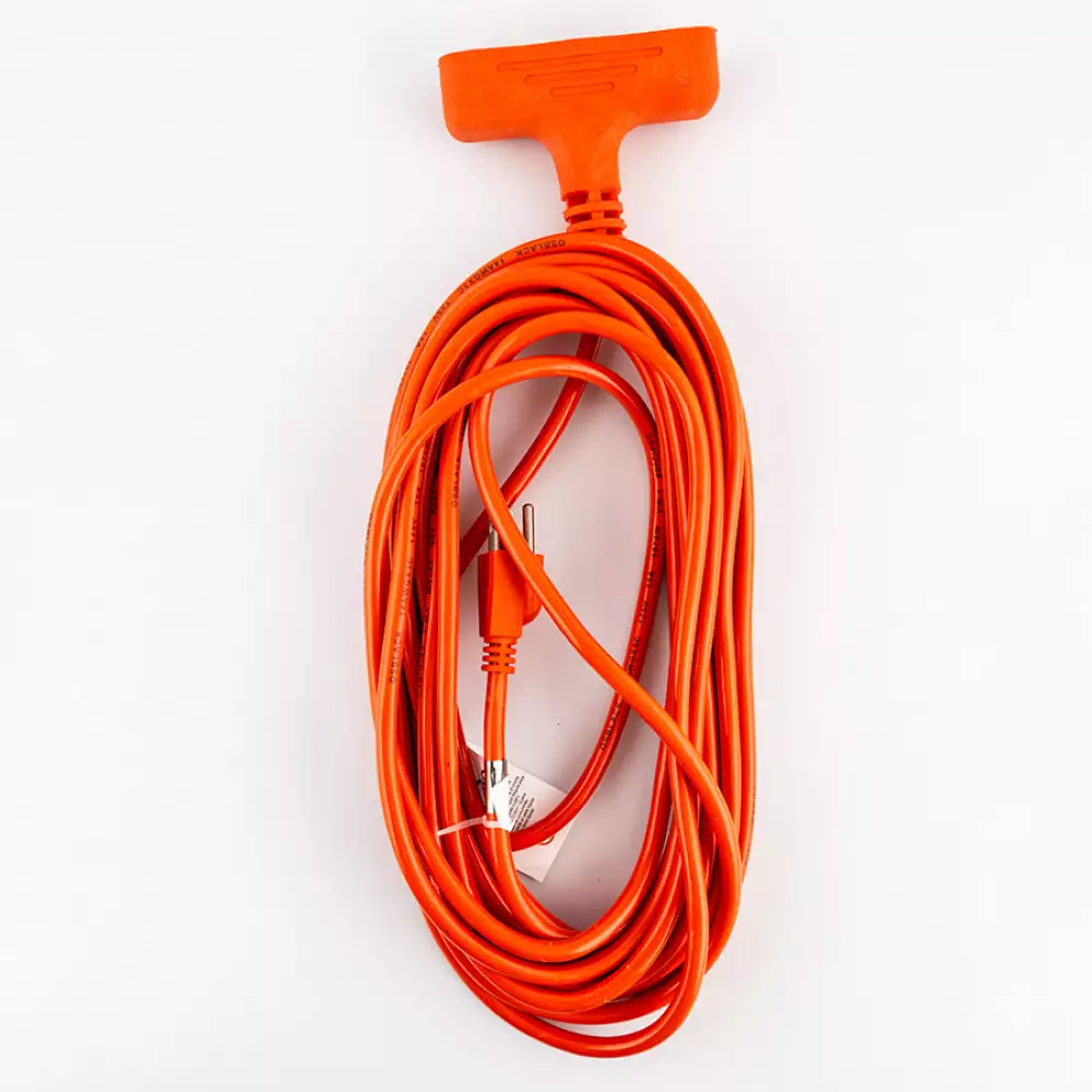 Extension Osblack 8Mt Encauchetada 3 Salidas