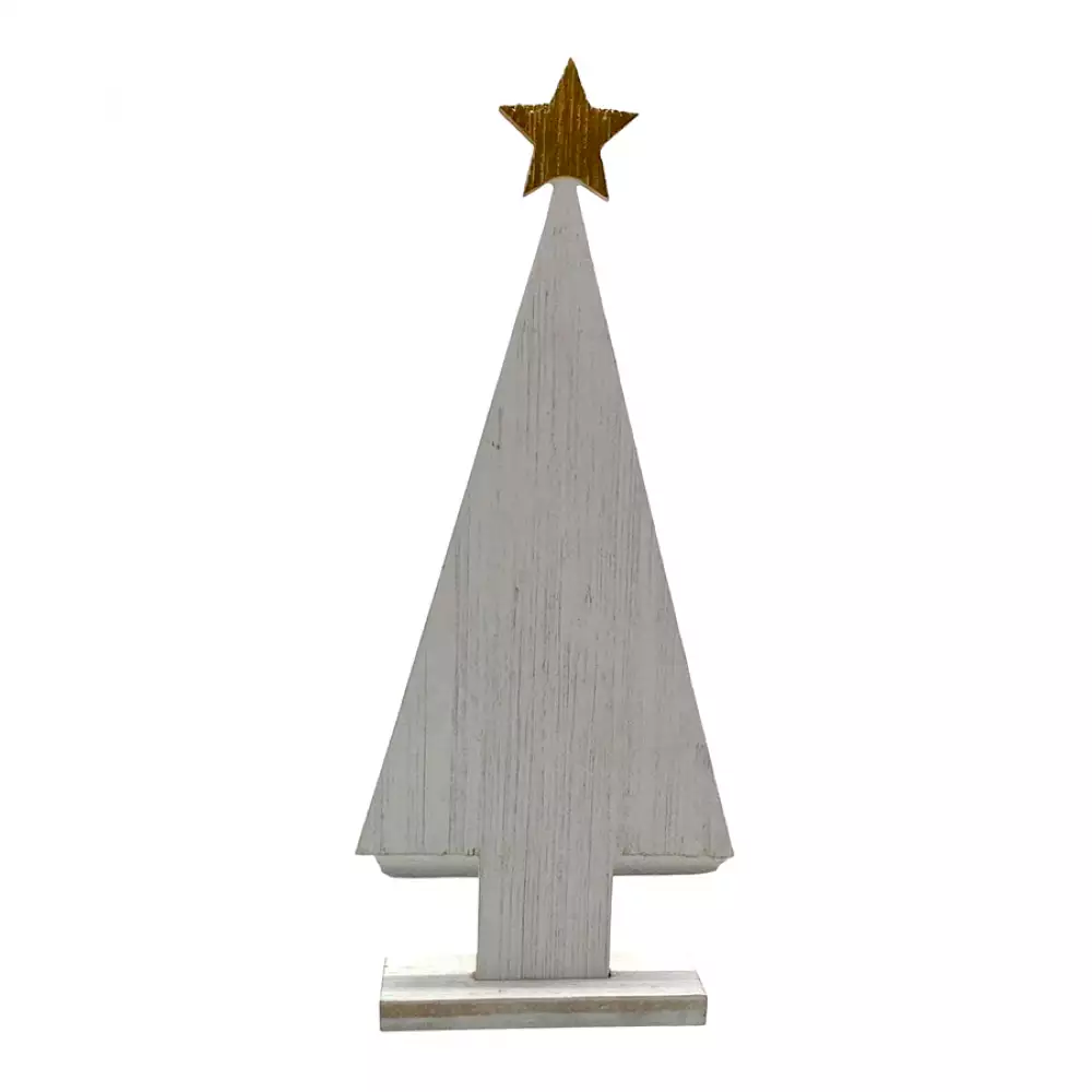 Fig Arbol Nav Blanco Deco 19X5X45Cm Satnini 201-3900086 1