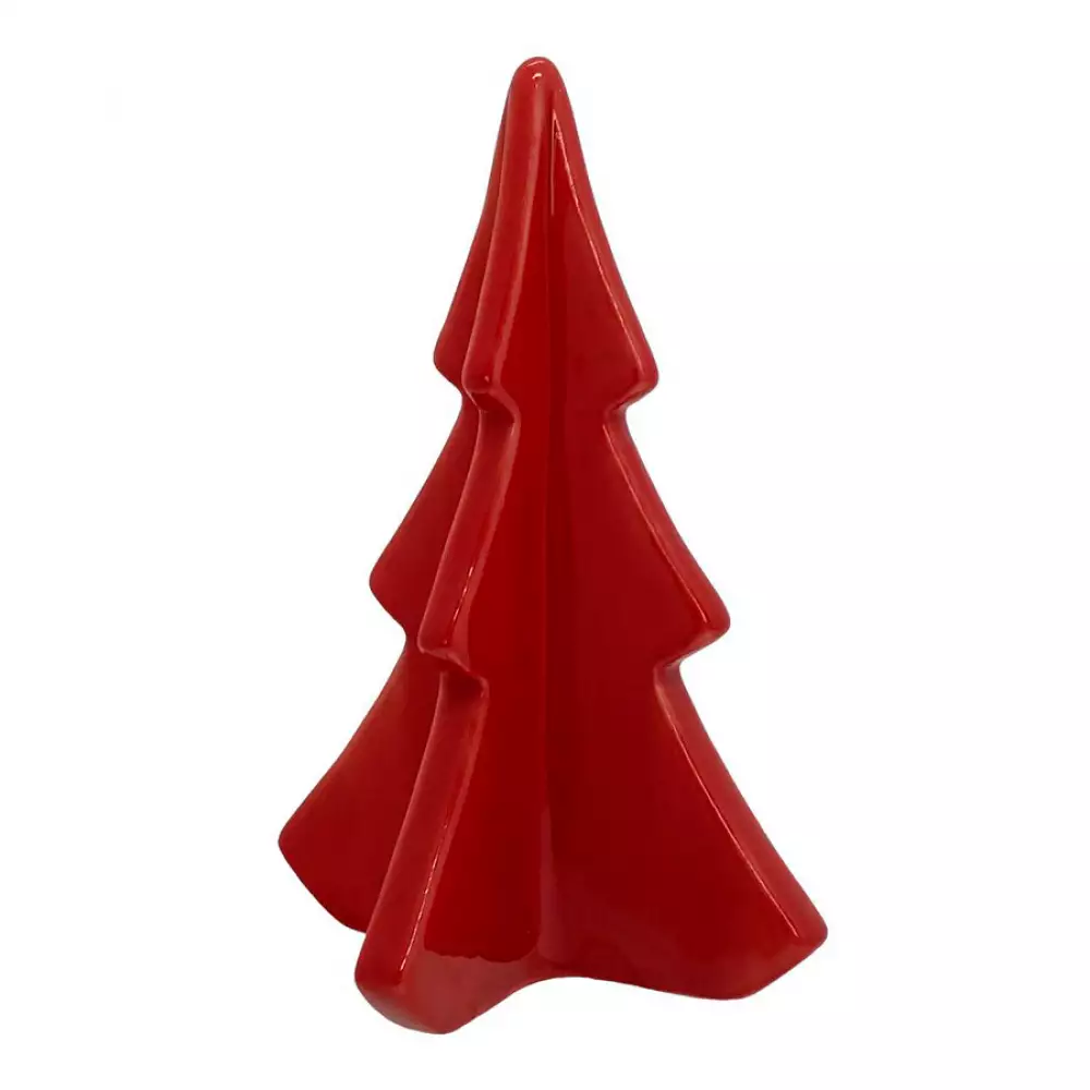 Fig Arbol Nav Rojo Deco 10.7X10.3X15.7Cm Santini 201-7500064 1