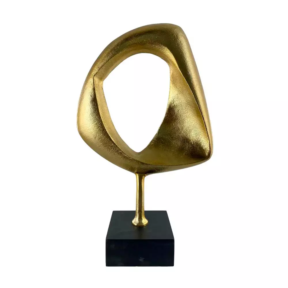 Figura Abstracta Concepts Luxor 5X17X11Cm Negro Aluminio 429-8