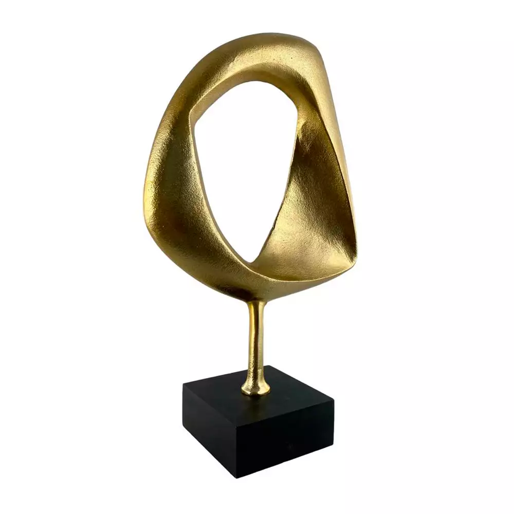 Figura Abstracta Concepts Luxor 5X17X11Cm Negro Aluminio 429-8