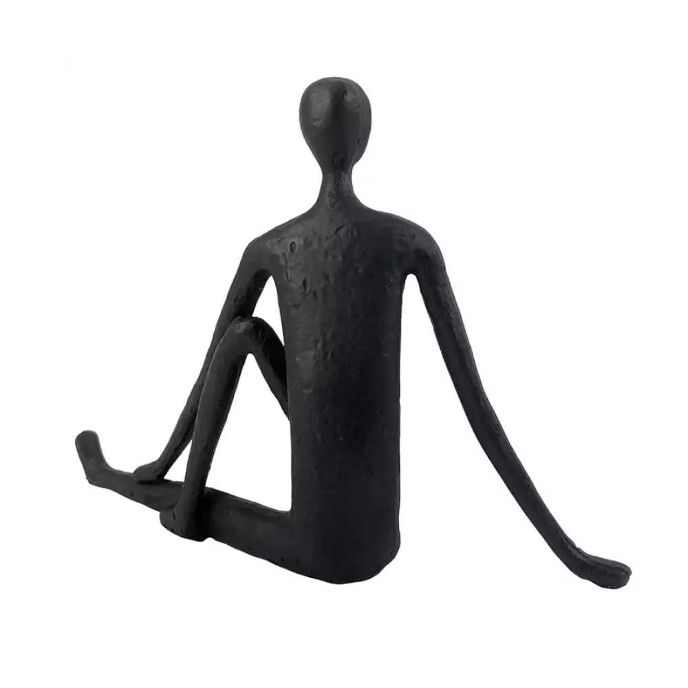 Figura deco concepts Crystal Blue perso 19,5x13,8x7cm negro 4