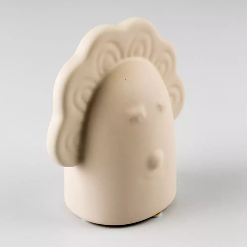 Figura deco concepts Rose Blush perso 5x29x6cm blanco poliresina