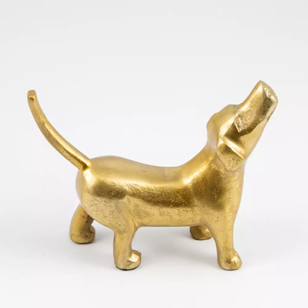 Figura Decorativa Animal De Perro Salchi 17724 20Cms