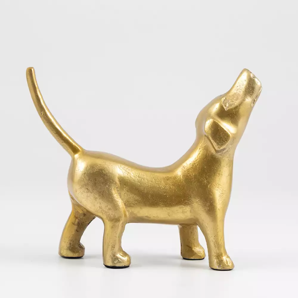 Figura Decorativa Animal De Perro Salchi 17724 20Cms